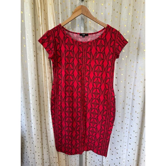 Sialei By Tanoa Samoa Hawaiian Polynesian Tribal Geometric Bodycon Mini Dress XL - Picture 2 of 6